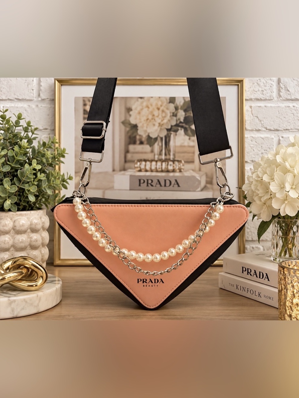 Prada Triangle Cosmetic Beauty Bag GWP VIP item